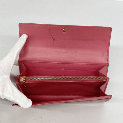 Louis Vuitton Long Wallet Vernis Pochette Porte Monet Cles Di M9140f Raspberry