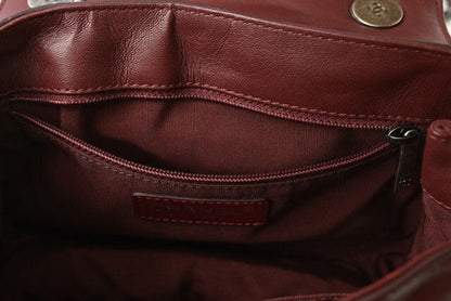 Chanel Chain Shoulder Bag Chanel Saddle Bag Lambskin Matelasse Quilted Bordeaux
