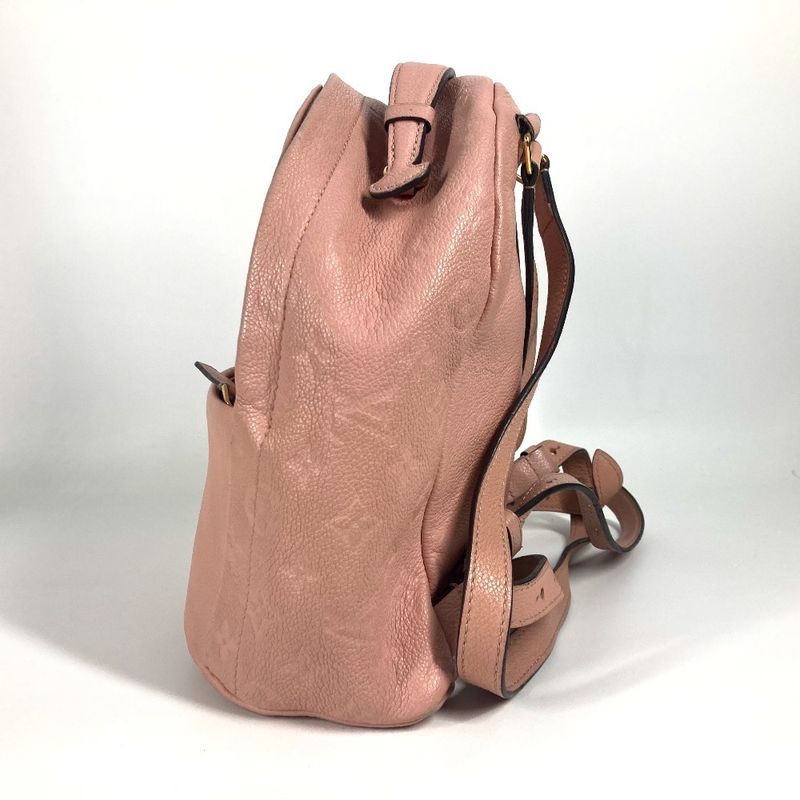 Louis Vuitton Backpack Sac Sorbonne M44019 Monogram Empreinte Leather Pink