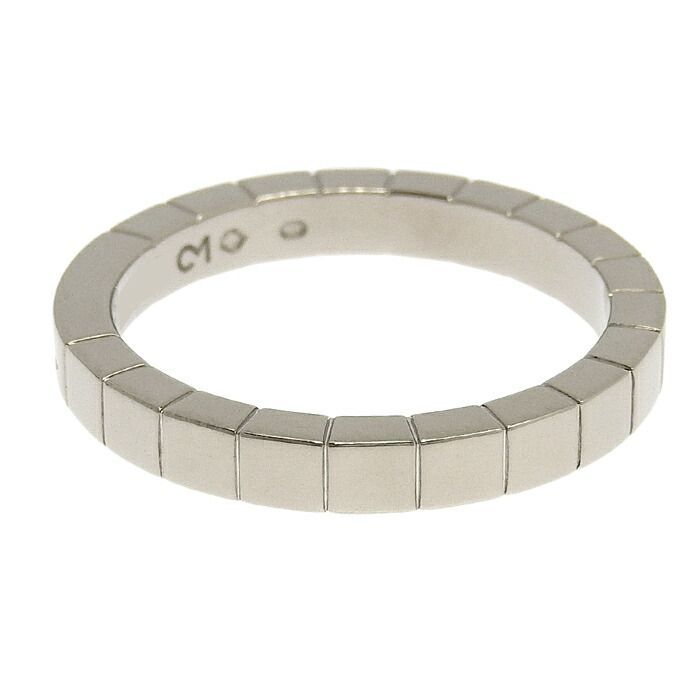 Cartier Ranier Ring 18K White Gold 750 White Gold #57 Equivalent To Size 17