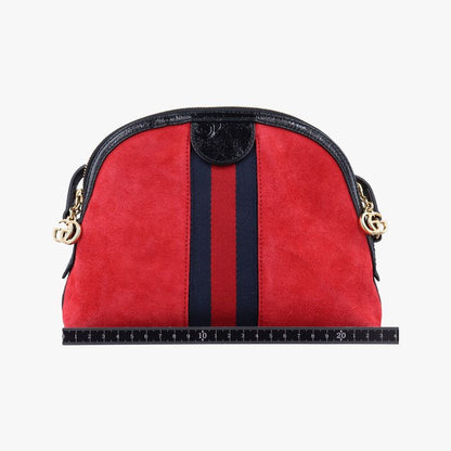 Gucci Ophidia Red And Black Suede And Leather 499621 C024426093