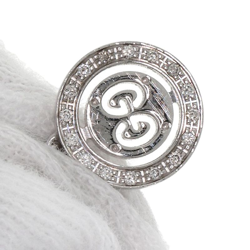 Gucci Icon Twirl Diamond Necklace 18K White Gold Ladies