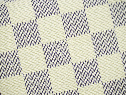 Authentic Louis Vuitton LV Portefeuille Trésor Damier Azure Fold Wallet White