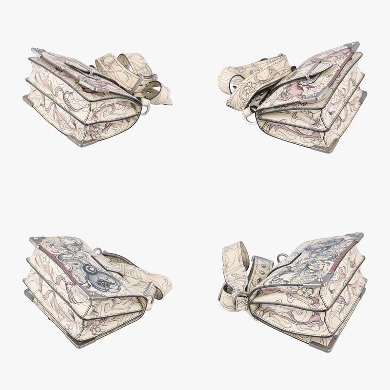 Prada Rabbit Print Multicolor Leather 25