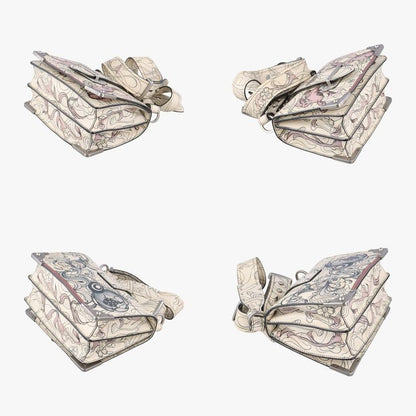 Prada Rabbit Print Multicolor Leather 25