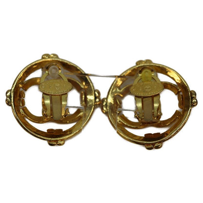 Chanel 29 GP Circle Coco Mark Earrings