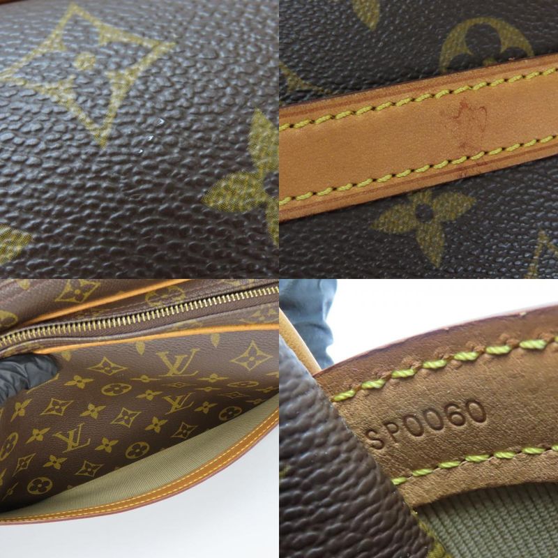 Louis Vuitton Shoulder Bag Reporter PM M45254 Monogram Nubuck Brown Crossbody