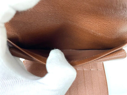 Louis Vuitton Monogram Porte Trésor Etui Papier Long Wallet M61202 Brown Made