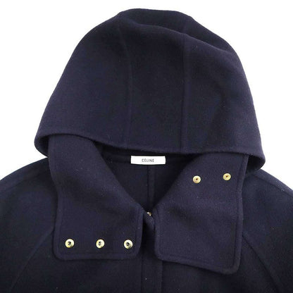 Celine by Phoebe Philo Celine Phoebe Philo Double Face Cashmere Hooded Short