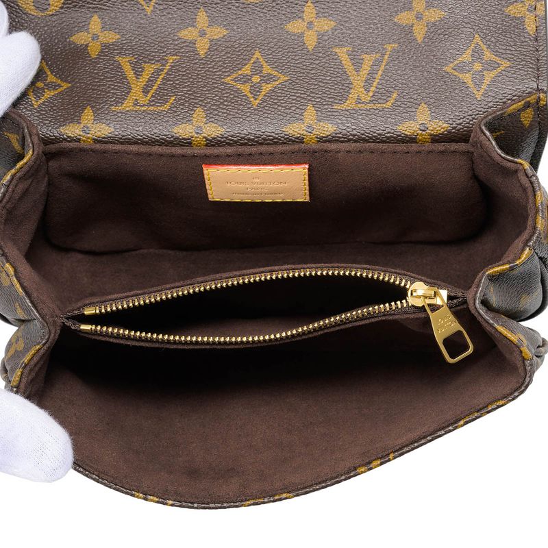 Louis Vuitton Pochette Metis EW Brown Handbag