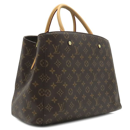 Louis Vuitton Handbag Montaigne GM Monogram Canvas Monogram Gold Hardware