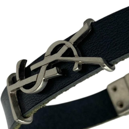 Saint Laurent Cassandra Bracelet Bangle Bracelet Accessories YSL Logo Leather