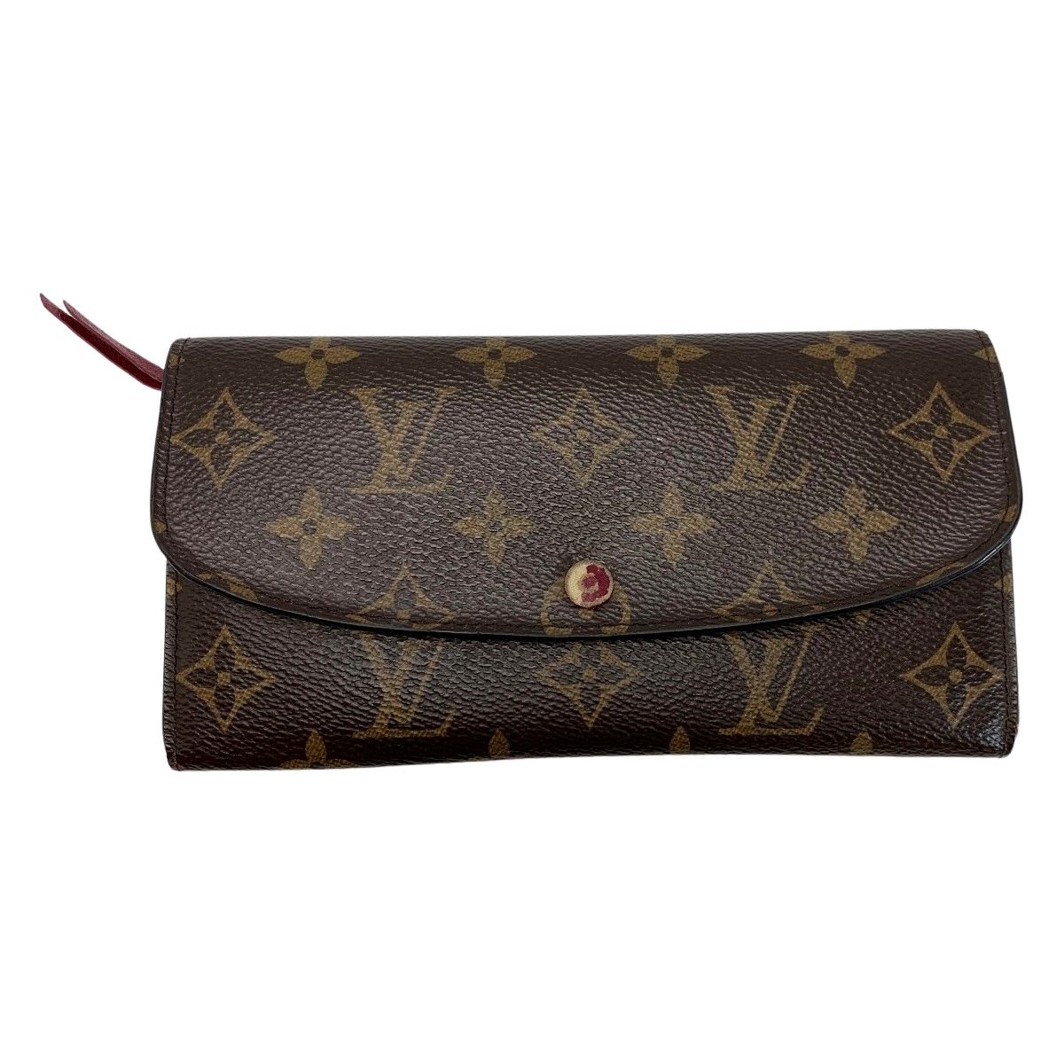 Louis Vuitton Monogram Portefeuille Emily M60697 Fuchsia Long Wallet
