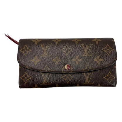 Louis Vuitton Monogram Portefeuille Emily M60697 Fuchsia Long Wallet