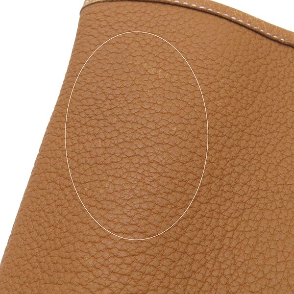 Hermes Tote Bag Garden Party PM Negonda Gold Silver Hardware Brown Sold Goods