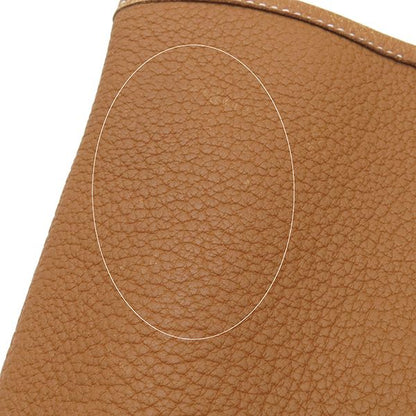 Hermes Tote Bag Garden Party PM Negonda Gold Silver Hardware Brown Sold Goods