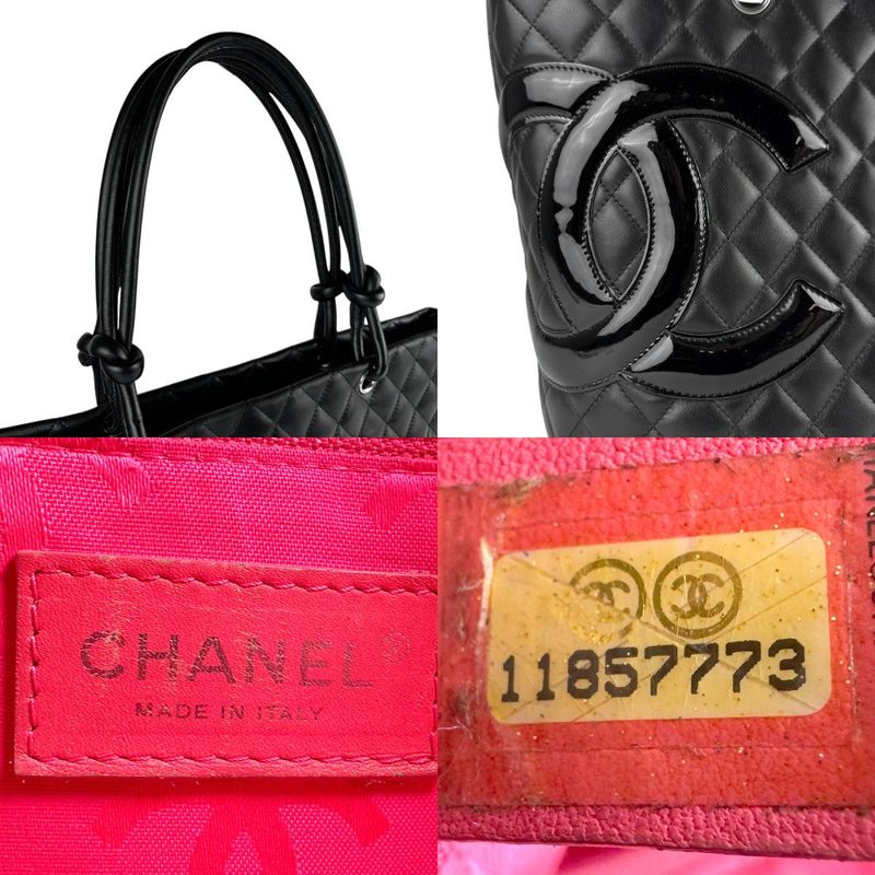 Chanel Tote Shoulder Bag Cambon Line