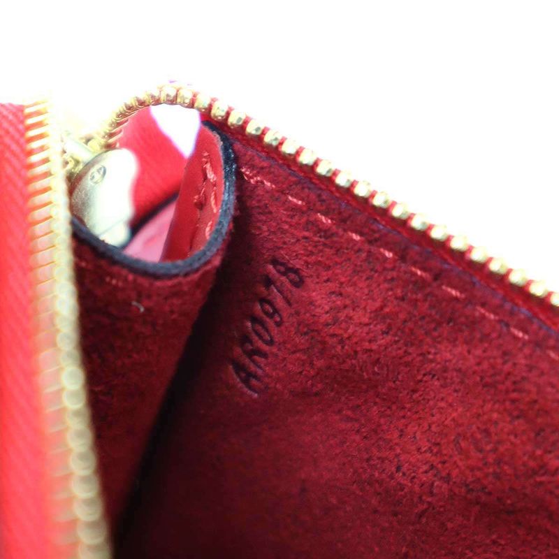 Louis Vuitton Epi Pochette Accessoire Pouch Serial Ar0978 Red