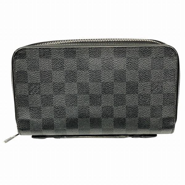 Louis Vuitton Damier Graphite Zippy XL N41503 Long Wallet For Men