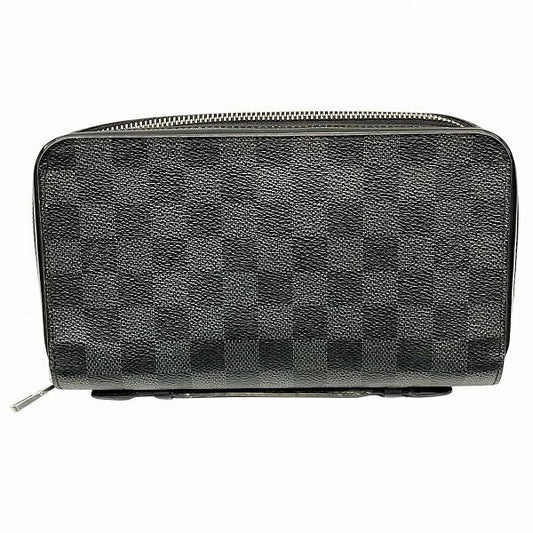 Louis Vuitton Damier Graphite Zippy XL N41503 Long Wallet For Men