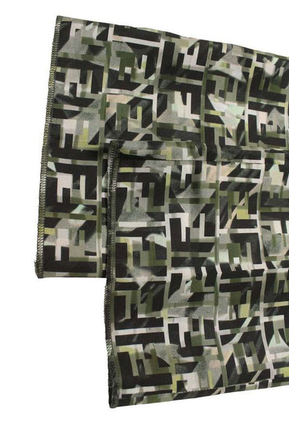 Fendi 19SS Fb0366 ABBW Zucca Pattern All-over Trouser Slack Pants Men 48