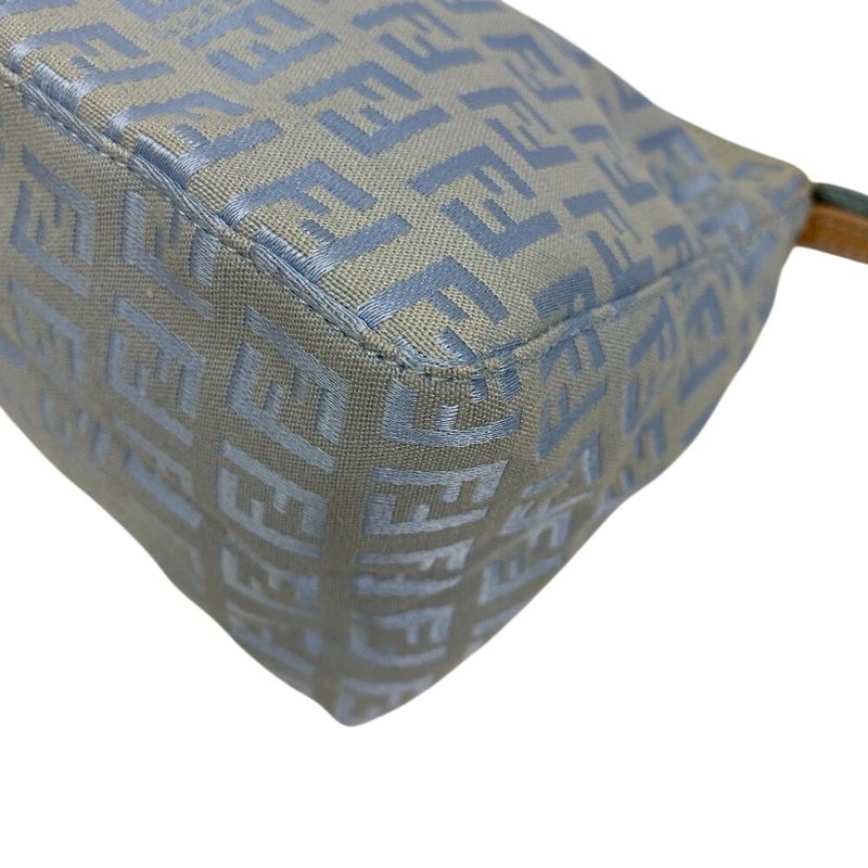 Fendi Accessory Pouch Zucchino Shoulder Bag Oblique Shoulder Brand Ladies Blue