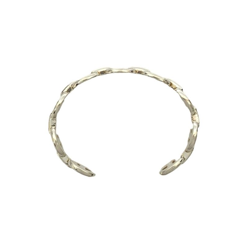 Hermes Chaine D'ancre Bangle Silver 925 Bracelet Accessory 34216