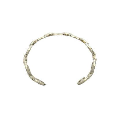 Hermes Chaine D'ancre Bangle Silver 925 Bracelet Accessory 34216