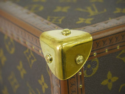 Authentic Louis Vuitton LV Bois Flacon Monogram Makeup Box Vanity Case Brown