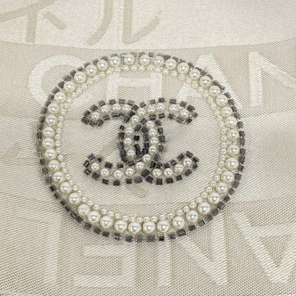 Chanel Tote Bag Ephemera Line White×silver Leather