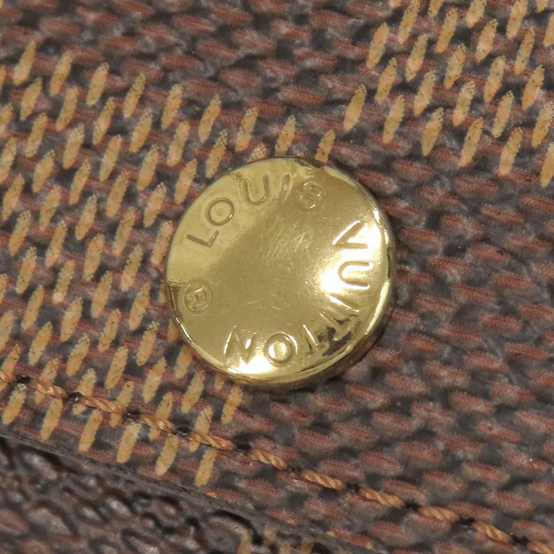 Louis Vuitton Key Case Multicles 4 Damier Canvas Damier Ebene Gold Hardware