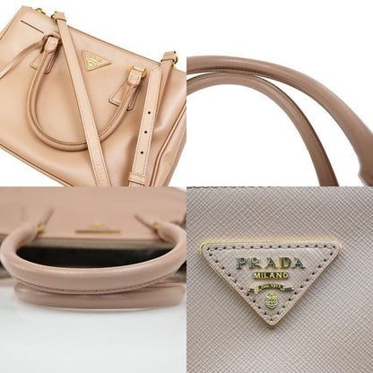 Prada Hand Shoulder Bag 2WAY Saffiano Leather Pink 14ka872