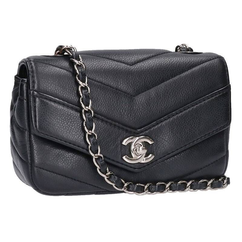 Chanel Chevron V-stitch Chain Shoulder Bag For Men