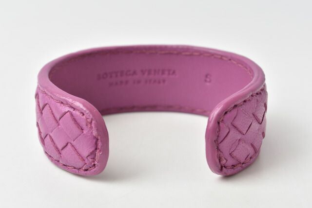 Bottega Veneta Bracelet Bangle Bottega Veneta Nappa Light Purple
