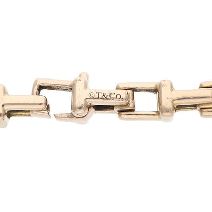 Tiffany & Co T Narrow Chain 18K Pink Goldt Narrow Chain Bracelet Men's M