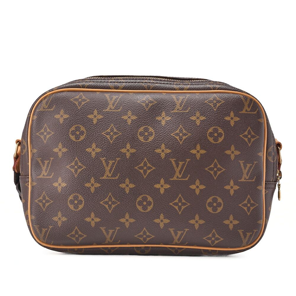 Louis Vuitton Monogram Reporter PM Shoulder Bag Monogram Brown (gold Hardware)
