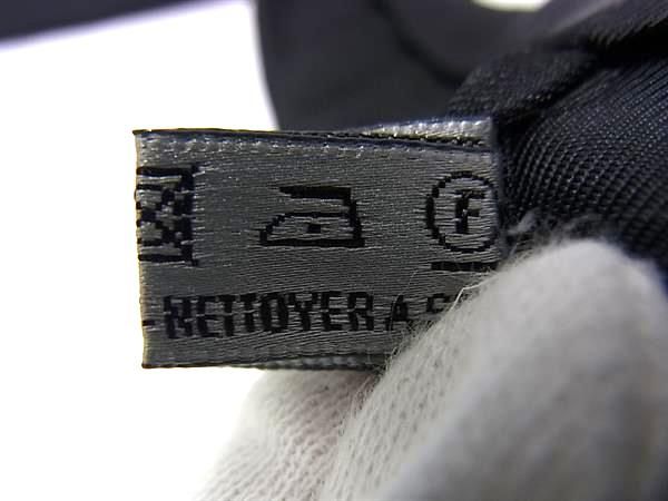 DIOR 98% Silk And 1% Polyester Tie Men's Women's Black Fs2223