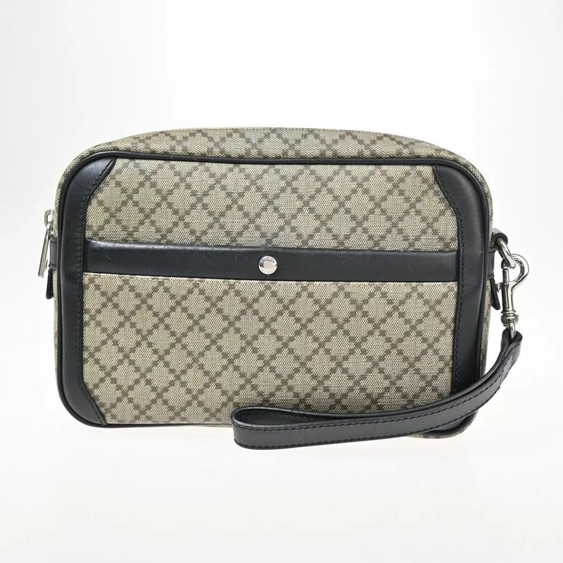 Gucci Clutch Bag Diamante Supreme Leather 69ka159