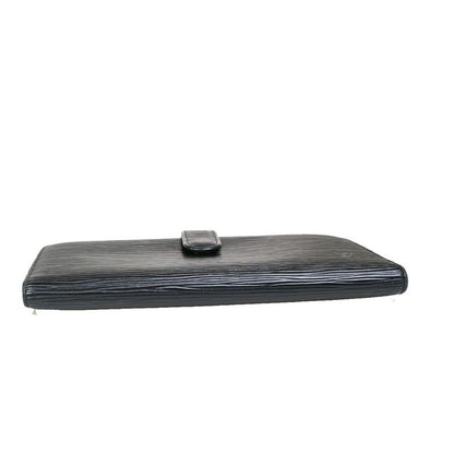 Louis Vuitton Wallet Folded Long Continental Viennois Epi Black M63252 05fb089