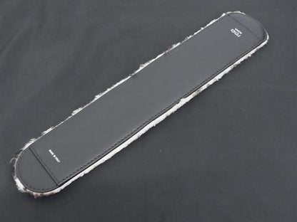 Patterned Fendi Zucca Strap-through Fur Shoulder Pad For Bag Beige And Brown