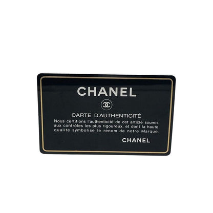 Em0840 Chanel Women's Long Wallet Pearl Zippy Wallet Black Beige