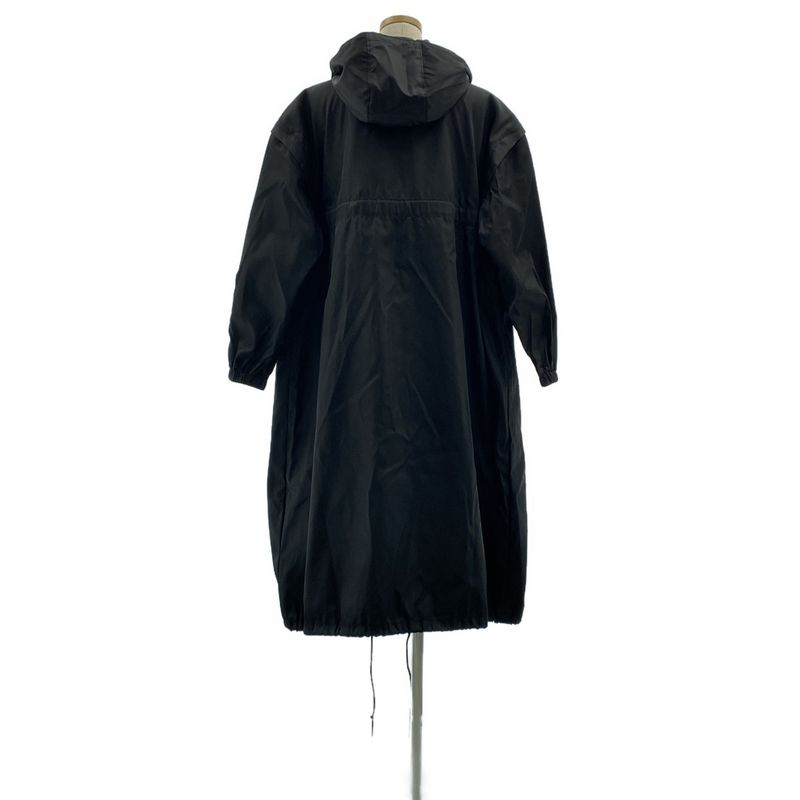 Prada - Re-nylon 2way Re-nylon Hooded Coat - 36 - Black - Women