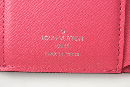 Louis Vuitton Wallet Trifold Portefeuille Victorine Epi Andigo Blue M62204
