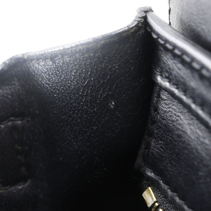 Celine Luggage Nano Shopper Bicolor 2WAY Shoulder Calf Black/brown/off White