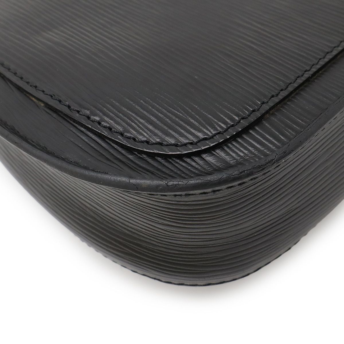 Louis Vuitton Epi Mini Saint-cloud Shoulder Bag Pochette Crossbody Leather Noir