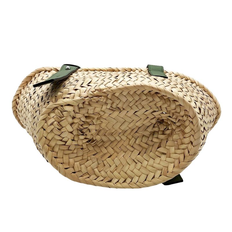 Loewe Basket Bag Small Tote Bag A223s93x04 Green Basket Bag Women