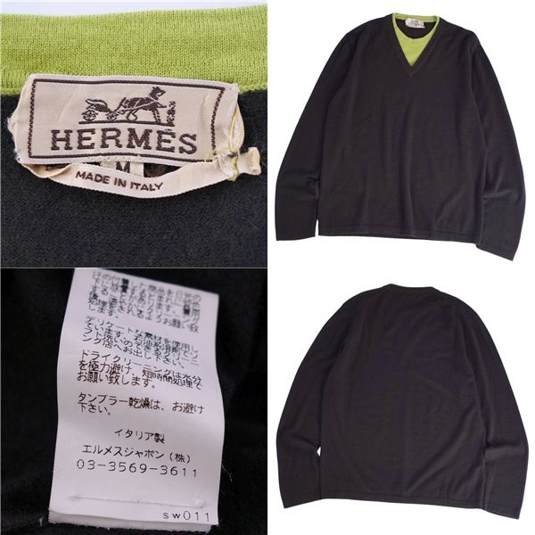 Hermes Knit Sweater Long Sleeve Long Sleeve Cashmere