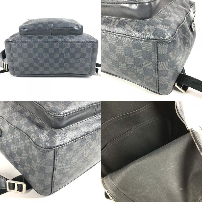 Louis Vuitton Backpack Sac Josh N41473 Damier Graphite Canvas Black