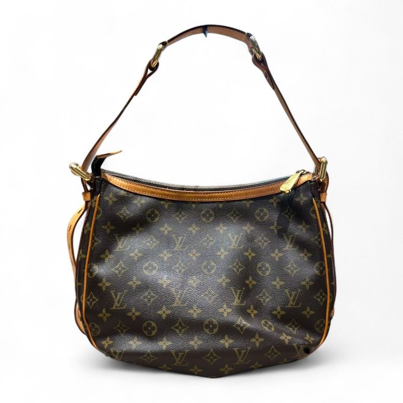 Louis Vuitton M40075 Tulum GM Ca2057 Unisex Brown FREE