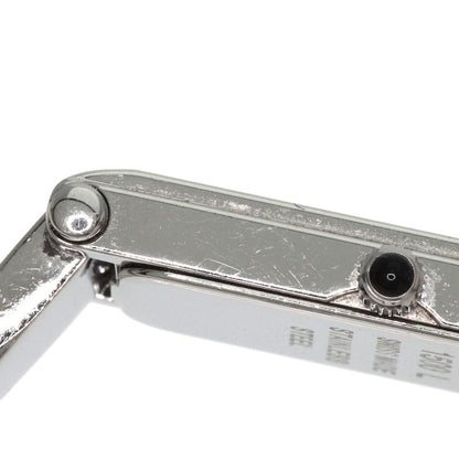 Gucci 1500l Square Face Bangle Watch SS Ladies